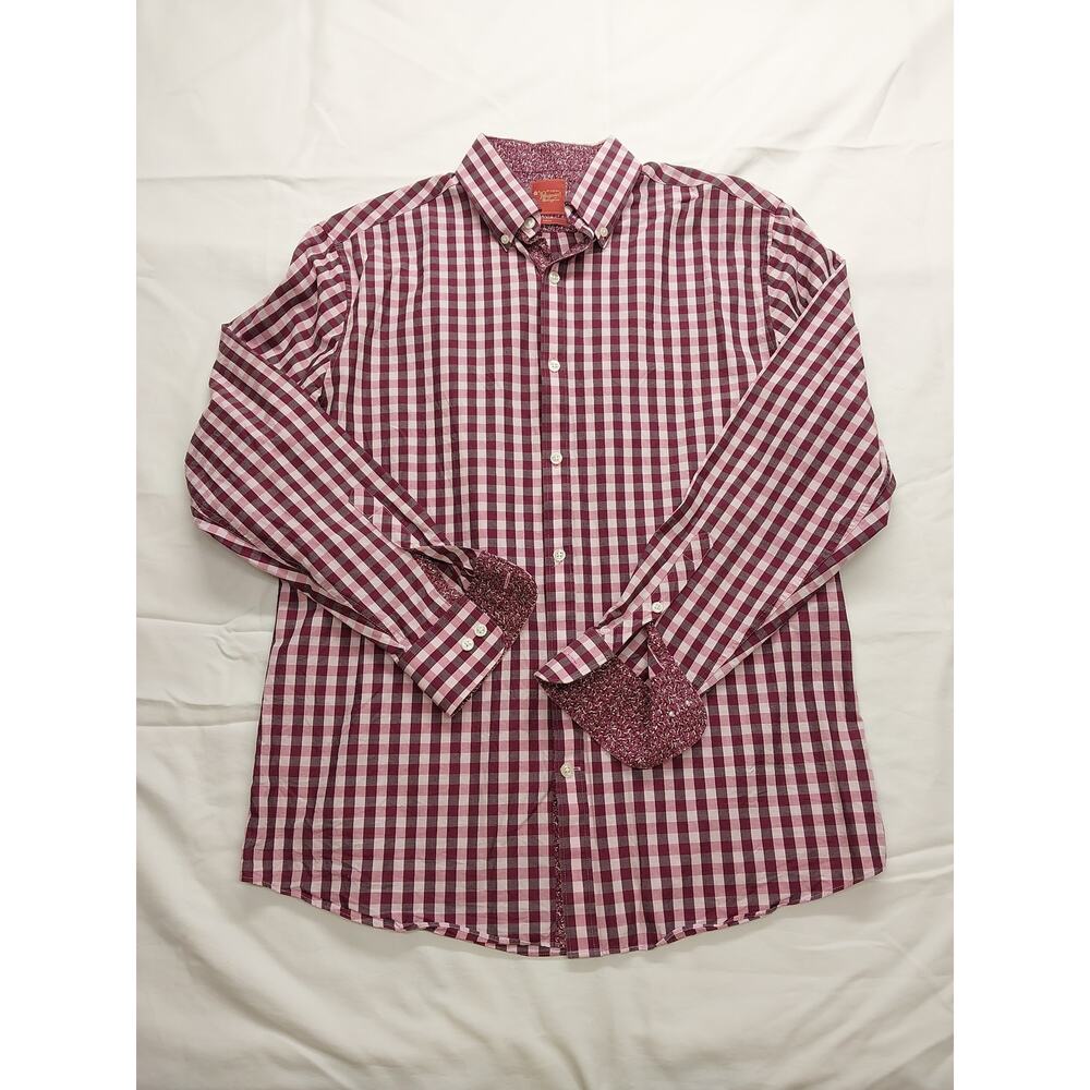 Penguin by Munsingwear Shirt Slim fit 15 32/33 Floral inner collar